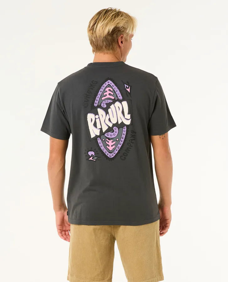 Rip Curl Shield Tee | Washed Black
