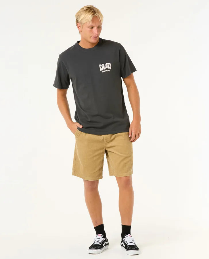 Rip Curl Shield Tee | Washed Black