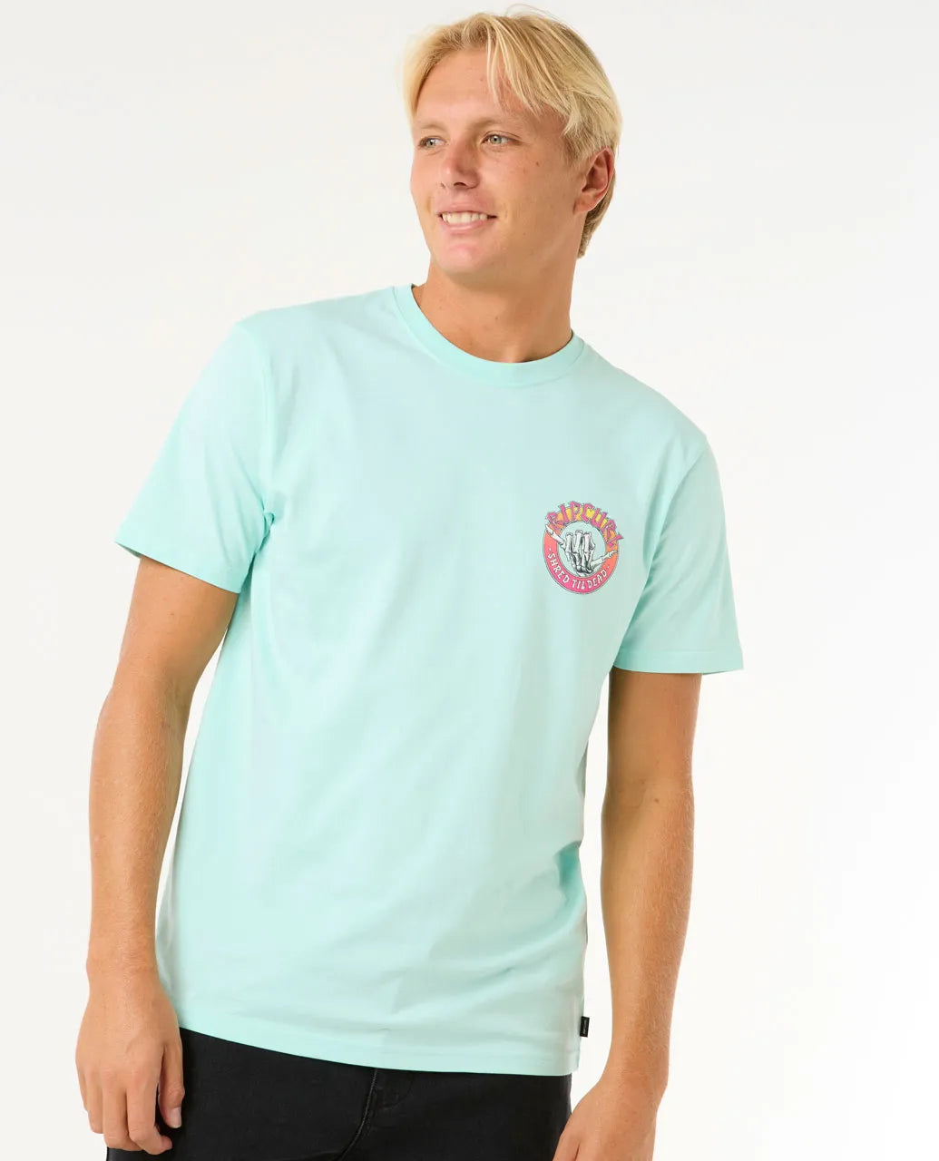 Rip Curl Shred Til Tee | Light Aqua
