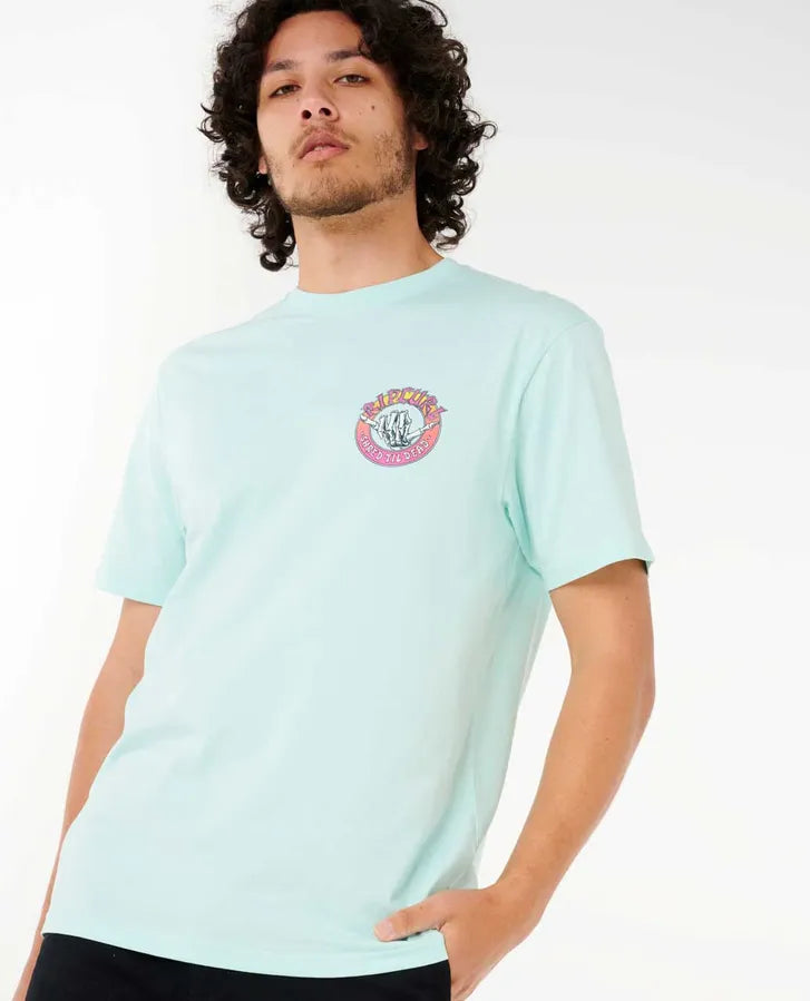 Rip Curl Shred Til Tee | Light Aqua