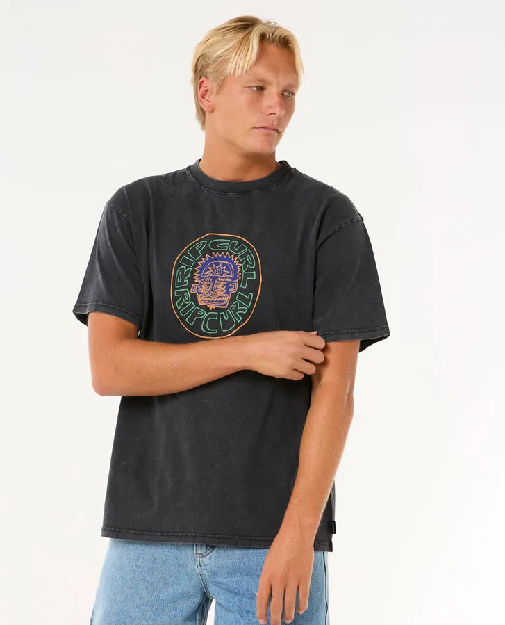 Rip Curl Raw Energy Visions Tee | Black