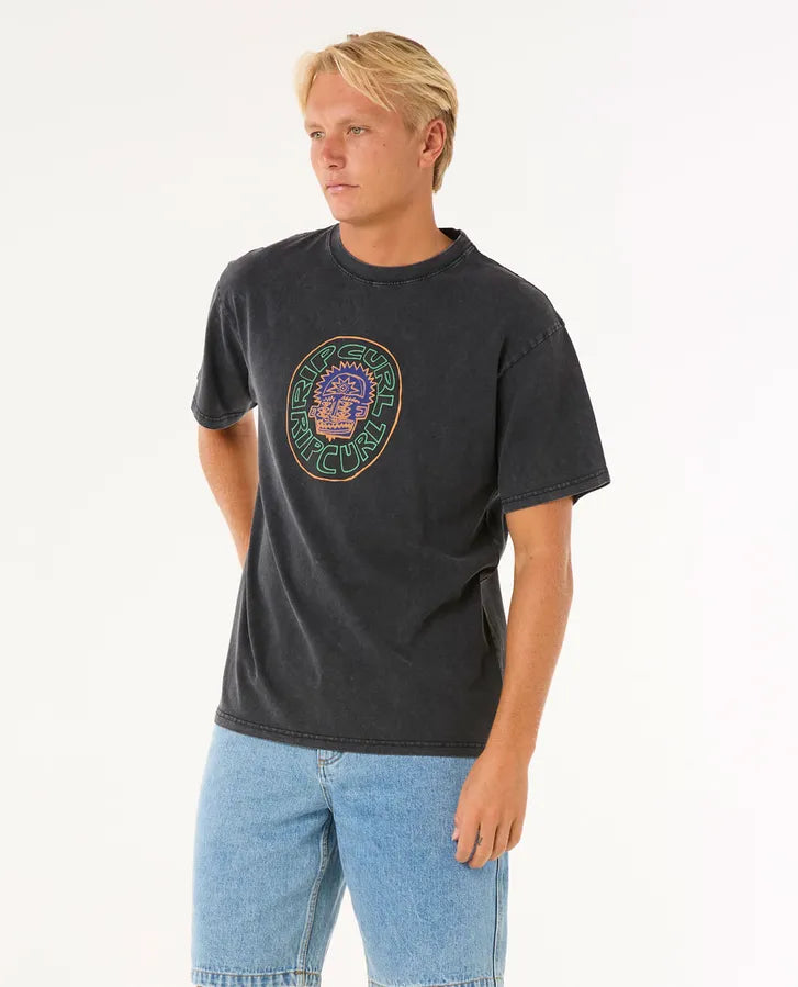 Rip Curl Raw Energy Visions Tee | Black
