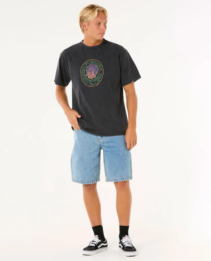 Rip Curl Raw Energy Visions Tee | Black