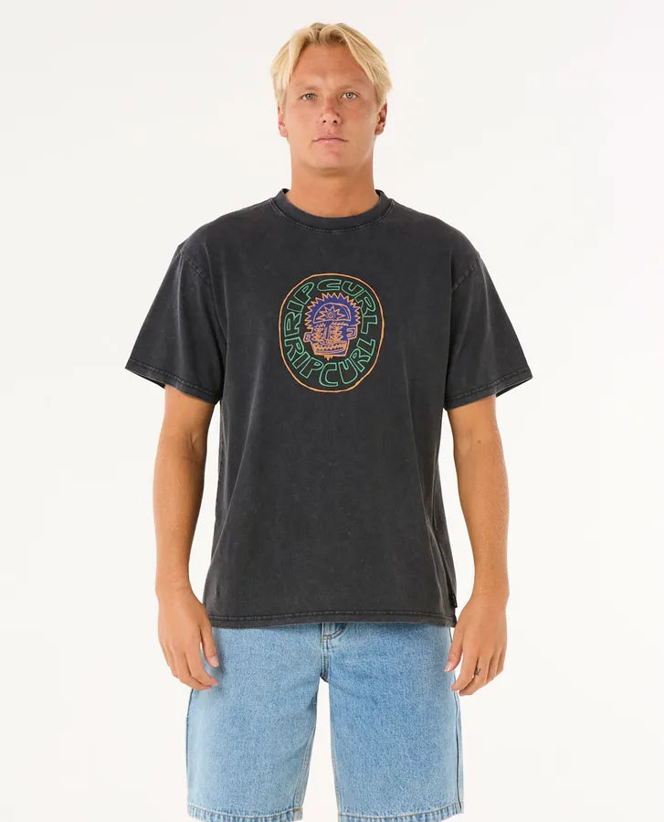 Rip Curl Raw Energy Visions Tee | Black