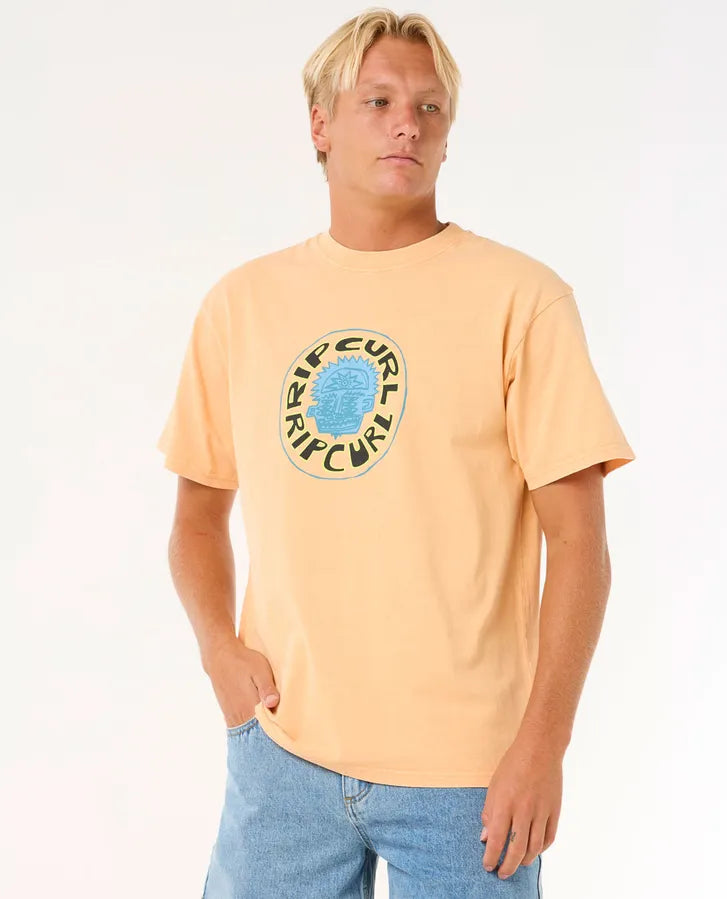 Rip Curl Raw Energy Visions Tee | Mandarin Zest
