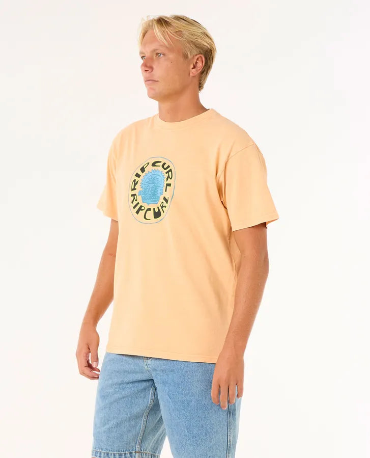Rip Curl Raw Energy Visions Tee | Mandarin Zest