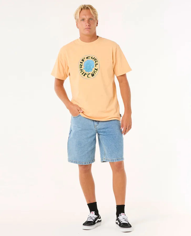 Rip Curl Raw Energy Visions Tee | Mandarin Zest
