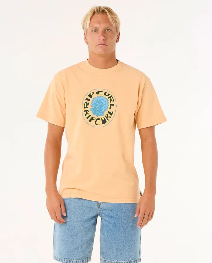 Rip Curl Raw Energy Visions Tee | Mandarin Zest