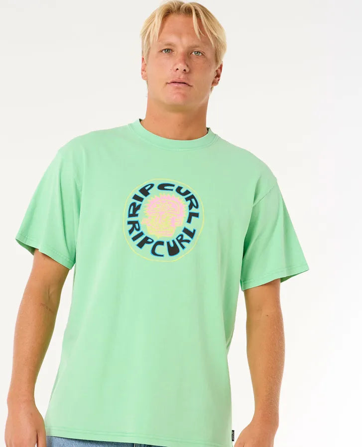Rip Curl Raw Energy Visions Tee | Neon Green