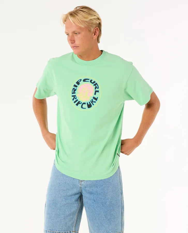 Rip Curl Raw Energy Visions Tee | Neon Green