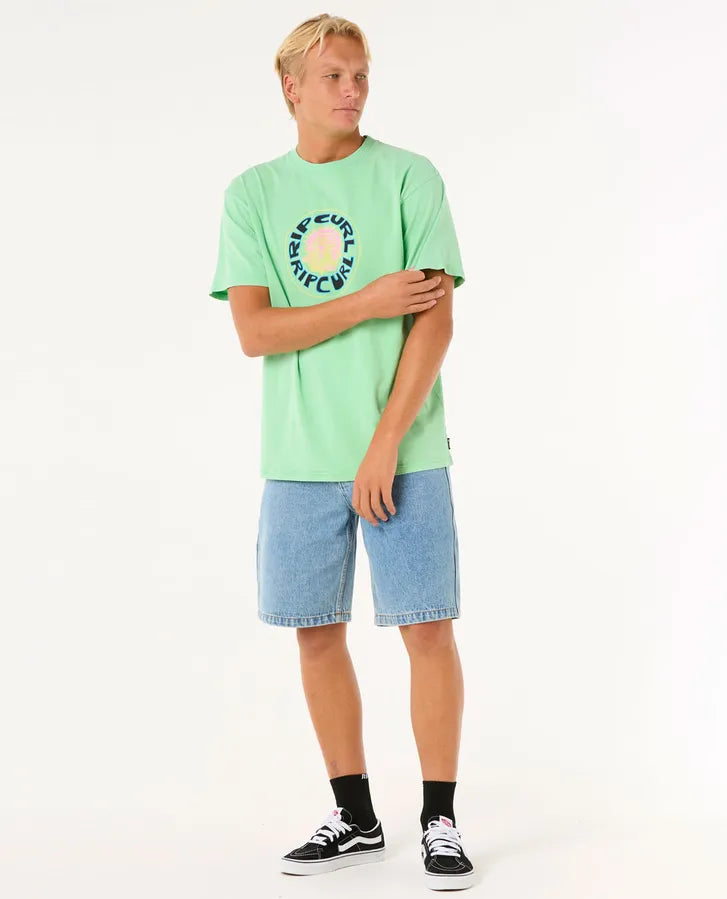 Rip Curl Raw Energy Visions Tee | Neon Green