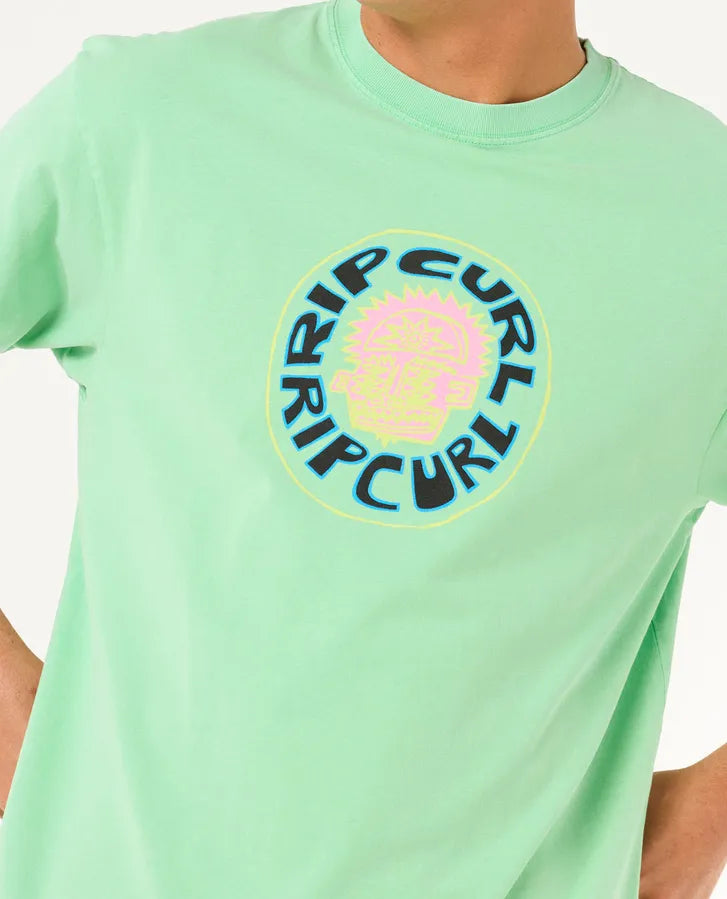 Rip Curl Raw Energy Visions Tee | Neon Green