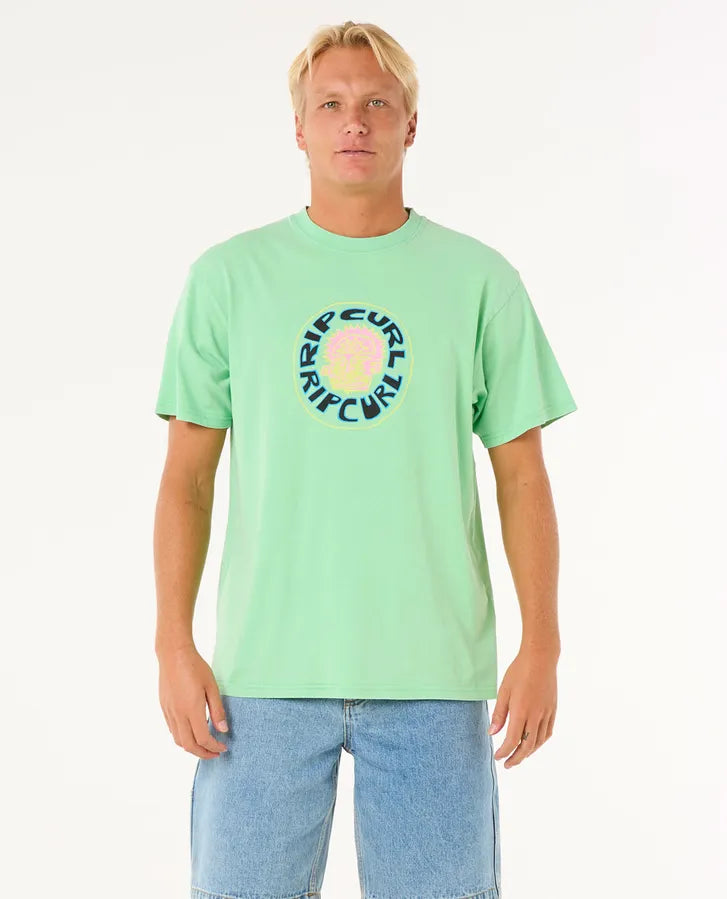 Rip Curl Raw Energy Visions Tee | Neon Green