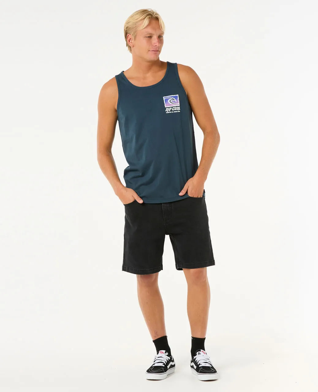 Rip Curl Raw Energy Trad Tank | Dark Navy