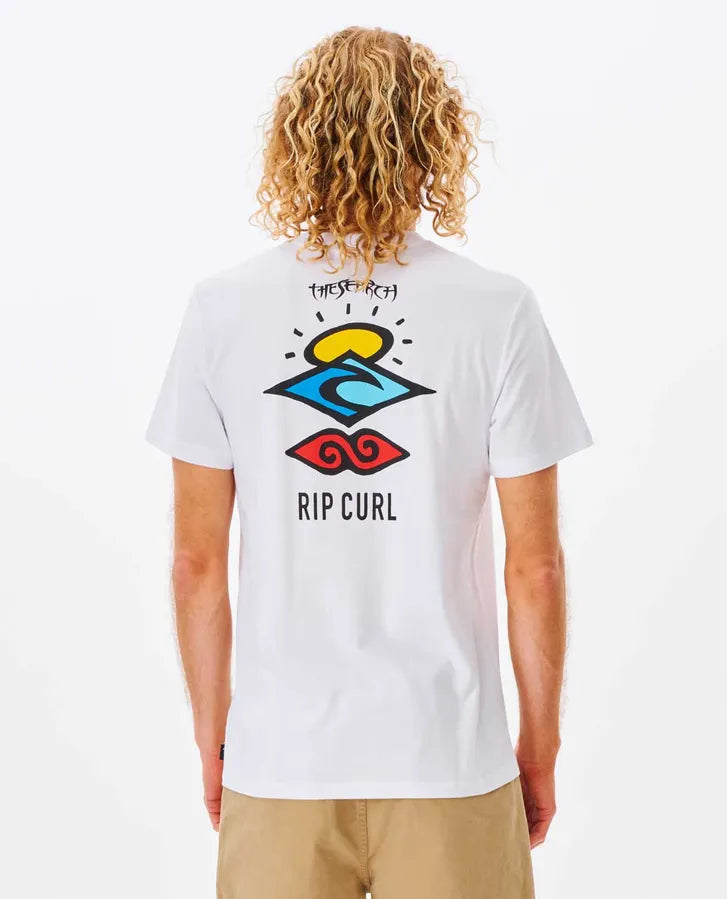 Rip Curl Search Icon Tee | White