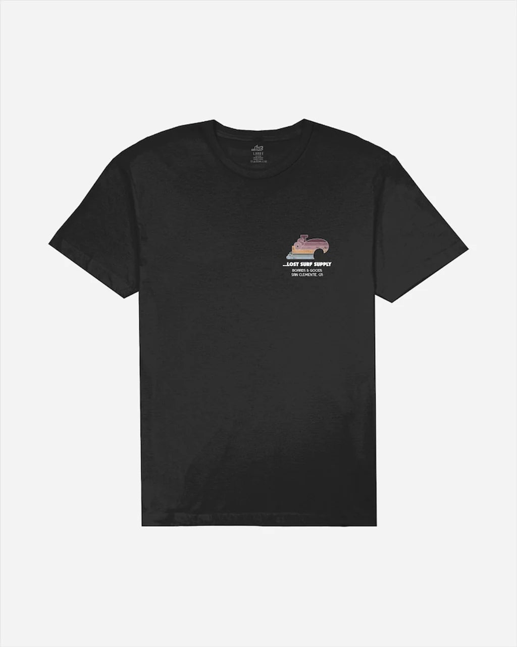 Lost - Big Wave T-Shirt | Black
