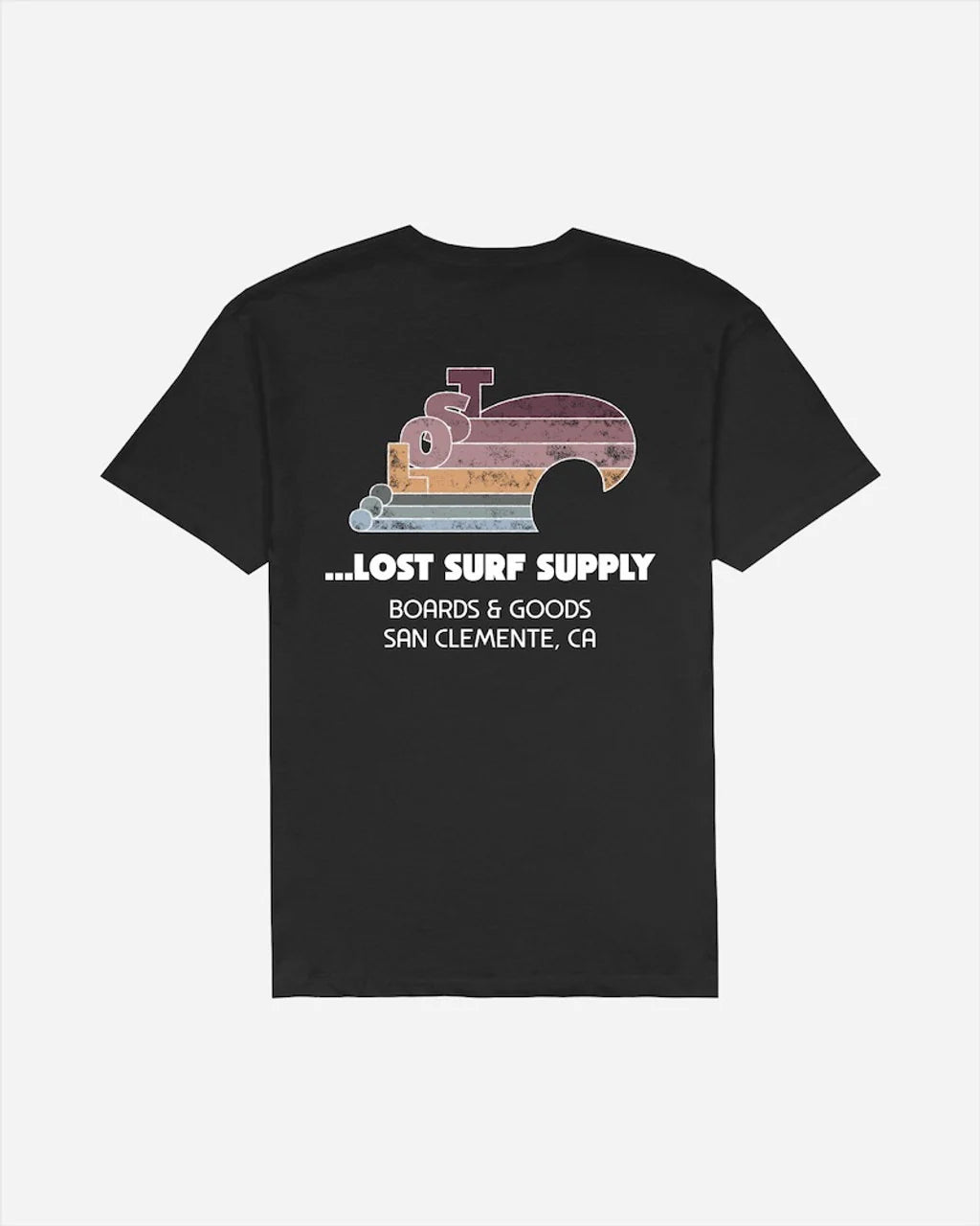 Lost - Big Wave T-Shirt | Black