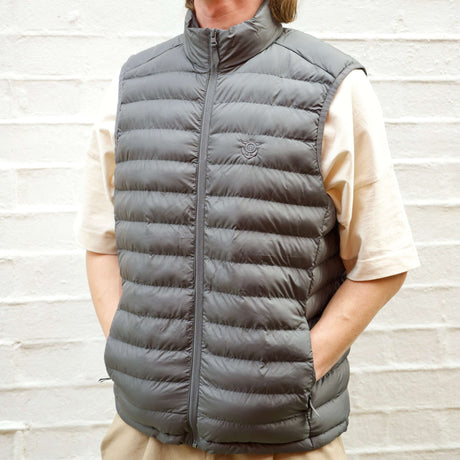 Anchor Padded Gilet - Anthracite | Married to the Sea