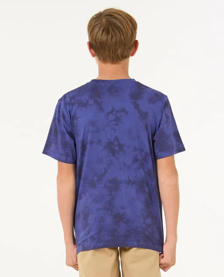 Rip Curl Raw Energy Tie Dye Tee - Boy | Wild Berry