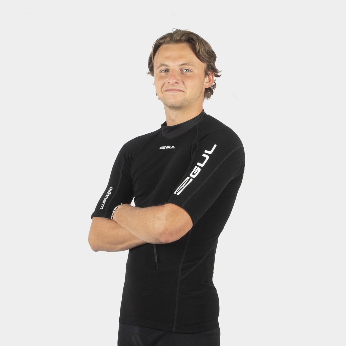 Gul - Evotherm Short Sleeve Thermal Rash Vest | Black