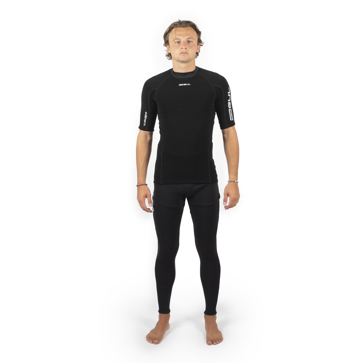 Gul - Evotherm Short Sleeve Thermal Rash Vest | Black