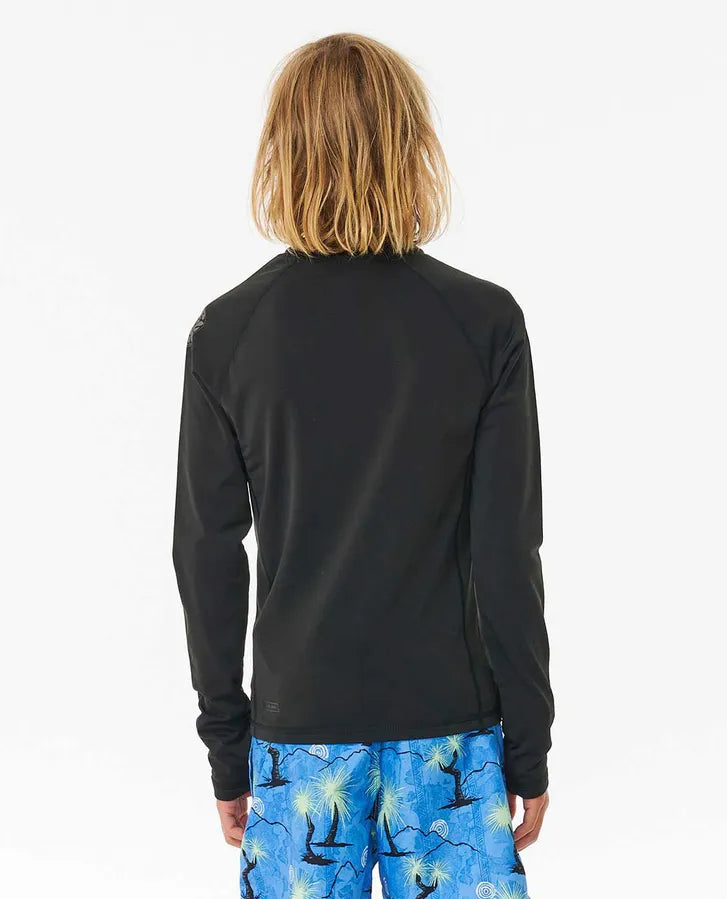 Rip Curl Icons Uv Brushed L/S-Boy | Black