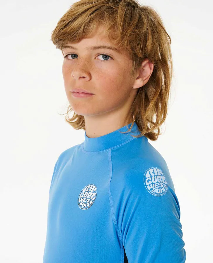 Rip Curl Icons Uv Brushed L/ S Suit-Boy | Blue Gum