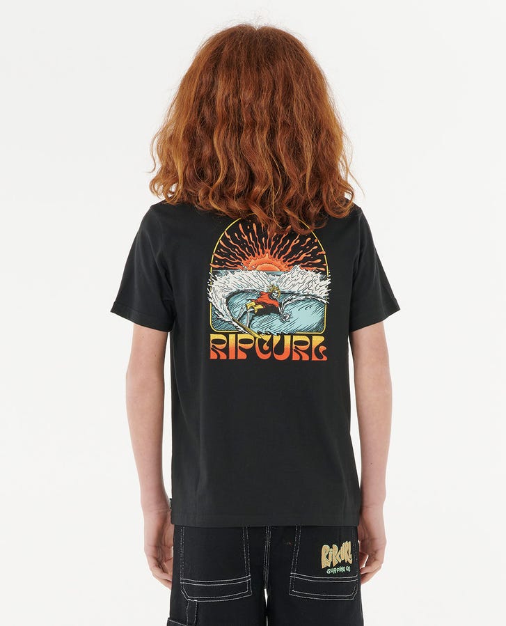 Rip Curl - Grateful Shred Boys Tee | Black