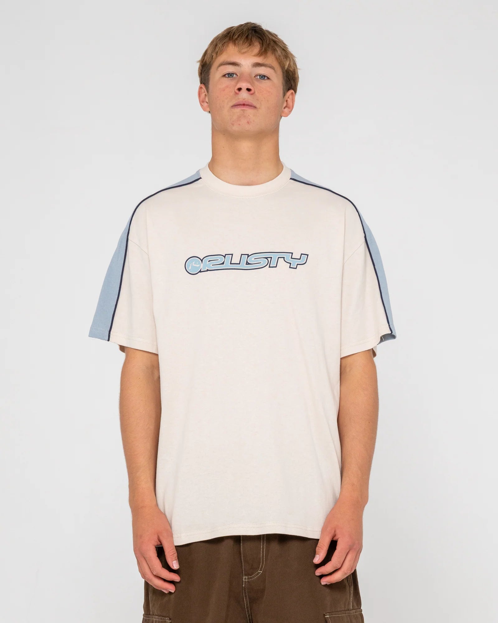 Rusty - Alonso Short Sleeve Tee | Cream