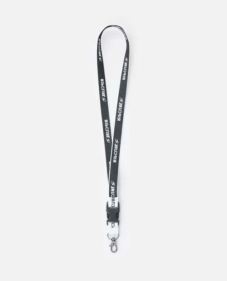 Rip Curl Brand Logo Surf Lanyard | White