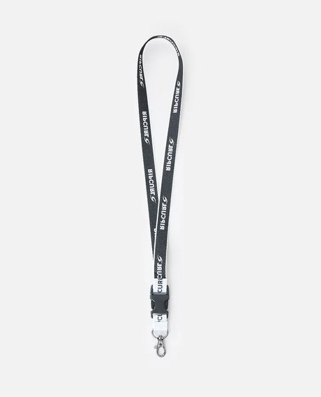 Rip Curl Brand Logo Surf Lanyard | White