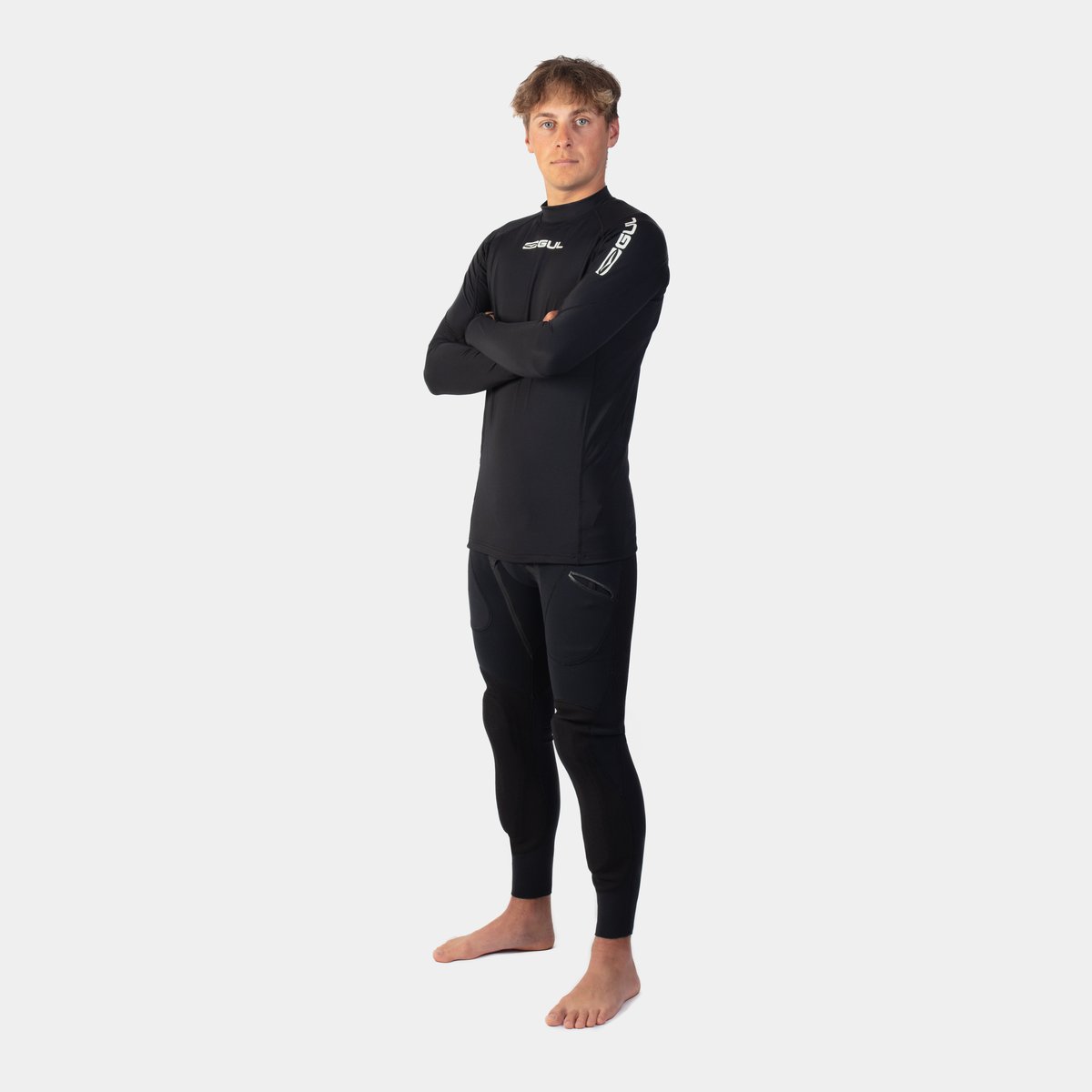 Gul - CodeZero EvoSkin Long Sleeve Rash Vest | Black