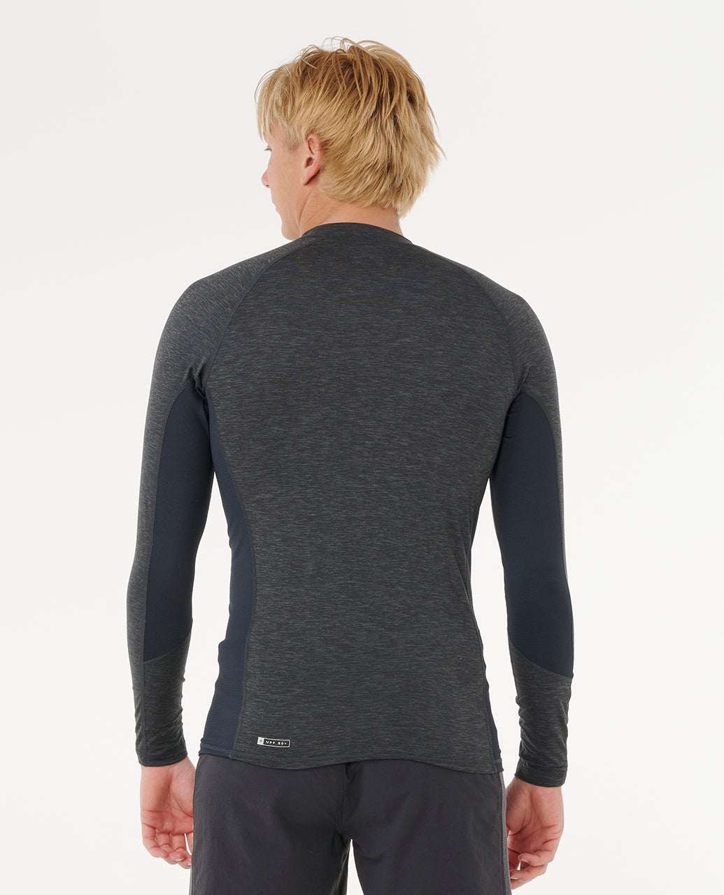 Rip Curl - Dawn Patrol UPF Perf Long Sleeve Rash Vest | Black Marle
