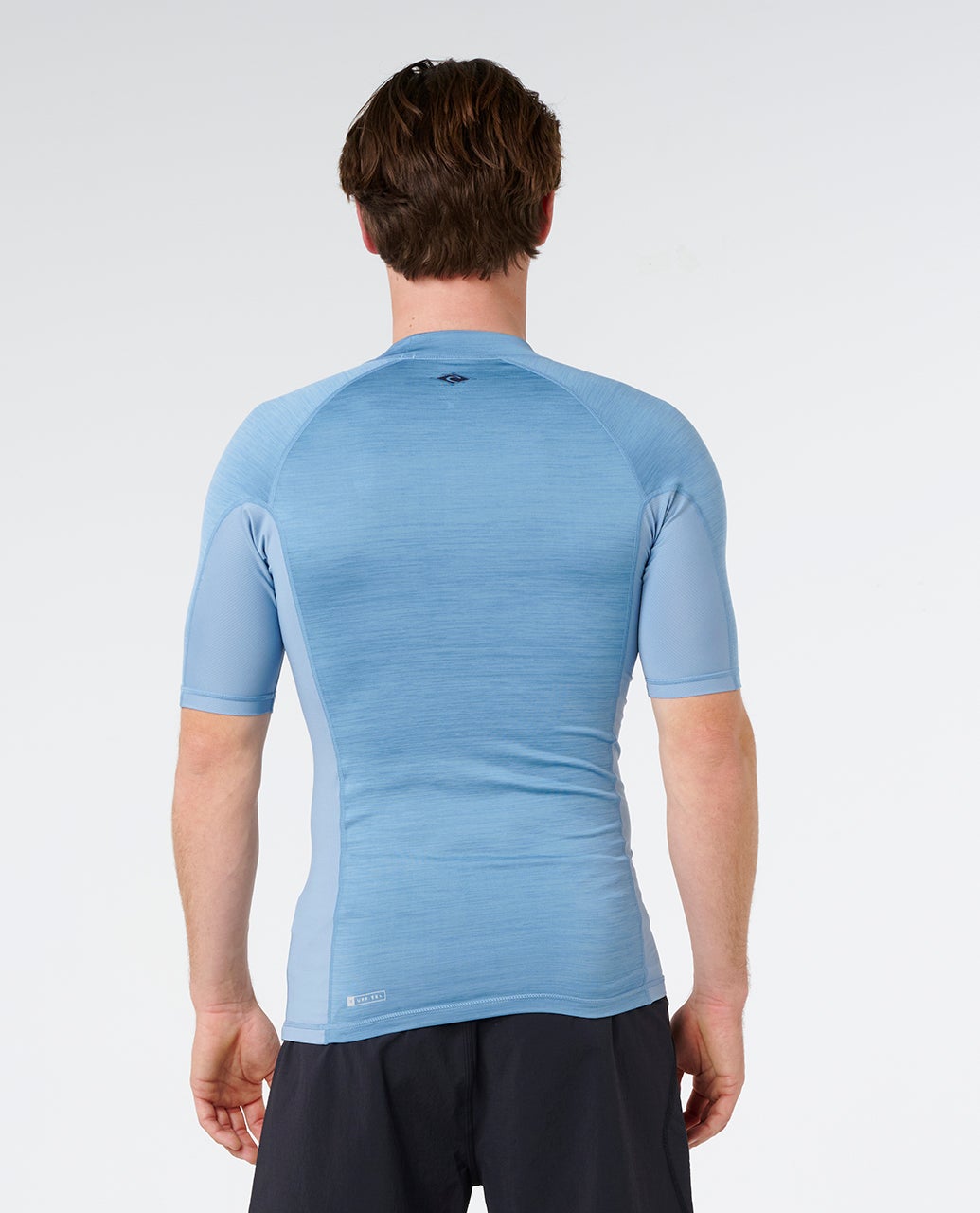 Rip Curl - Dawn Patrol UPF Perf Short Sleeve Rash Vest | Faded Denim
