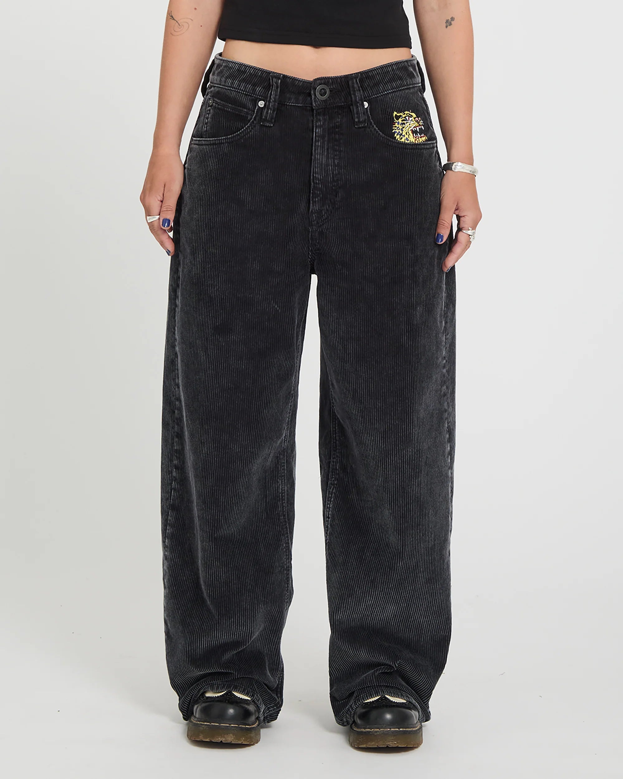 Volcom - FA Ozzy Corduroy Pant | Light Acid Black