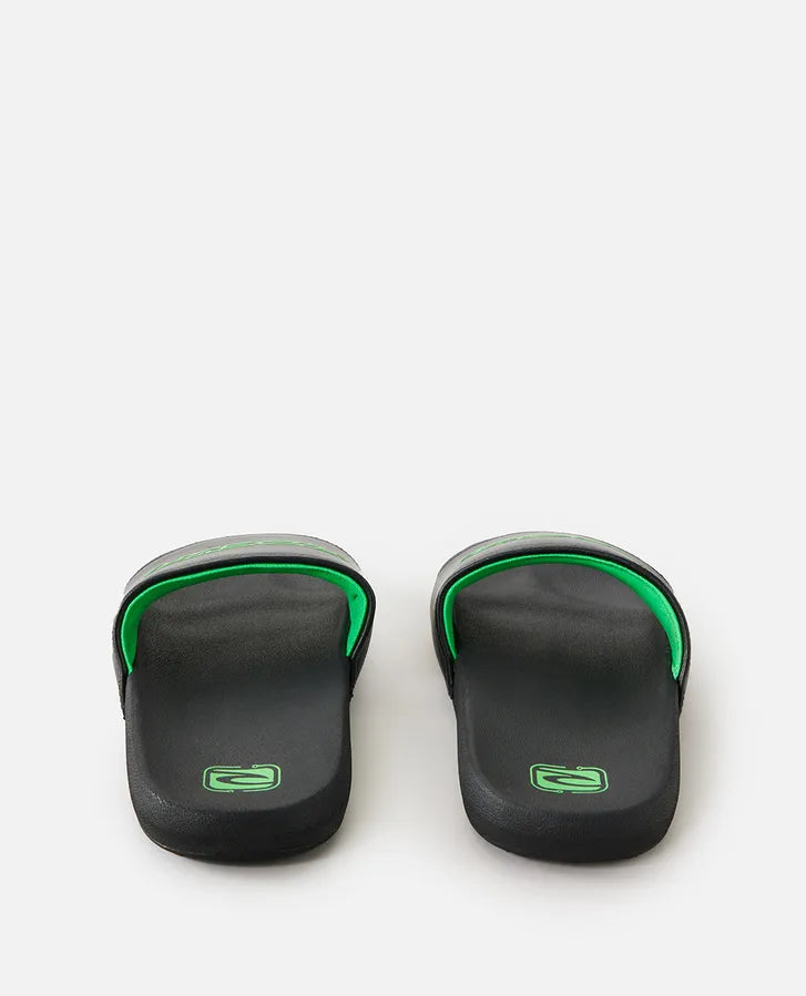 Rip Curl Archive Y2K Slide Open Toe | Black/Green