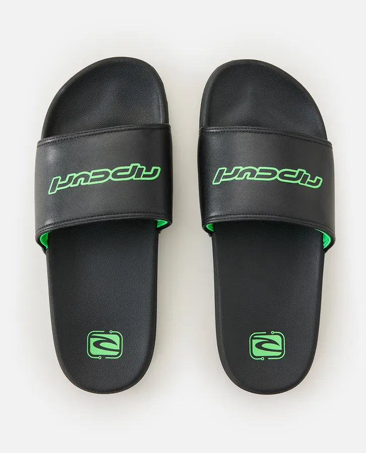 Rip Curl Archive Y2K Slide Open Toe | Black/Green