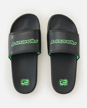 Rip Curl Archive Y2K Slide Open Toe | Black/Green