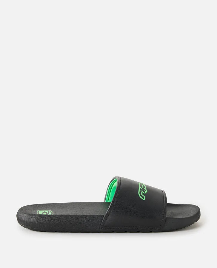 Rip Curl Archive Y2K Slide Open Toe | Black/Green