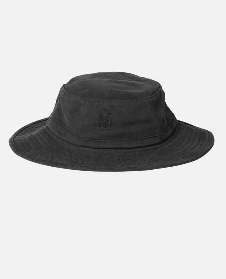 Rip Curl - Search Canvas Wide Brim Hat | Black