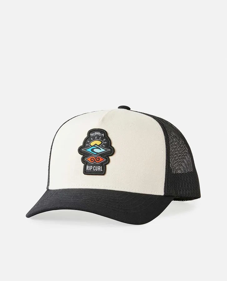 Rip Curl Search Icon Trucker - Boy | Black/White