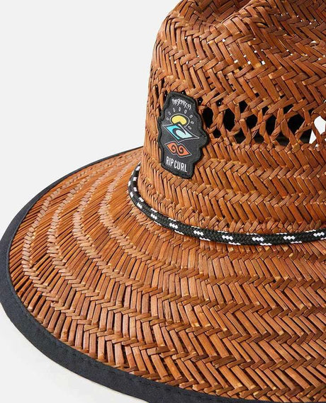 Rip Curl Logo Straw Hat | Brown