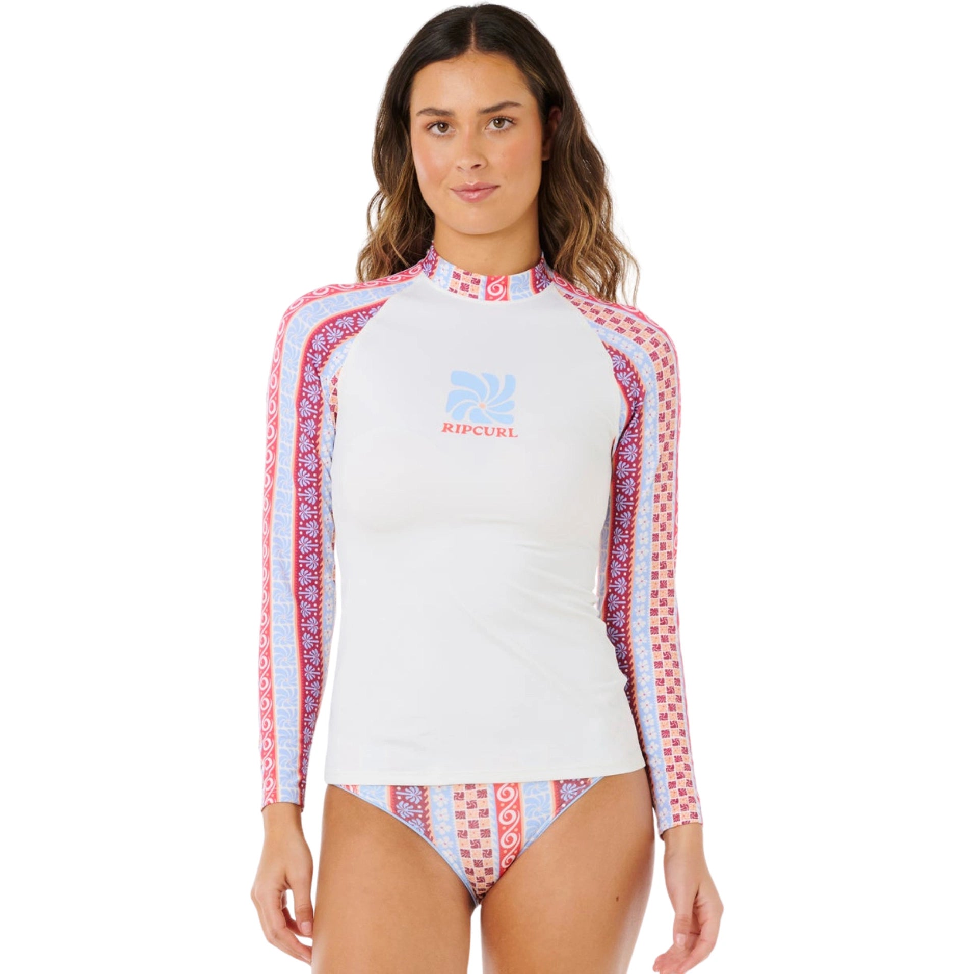 Rip Curl - Women's Coastal Instinct UPF Long Sleeve Rash Vest | Multi