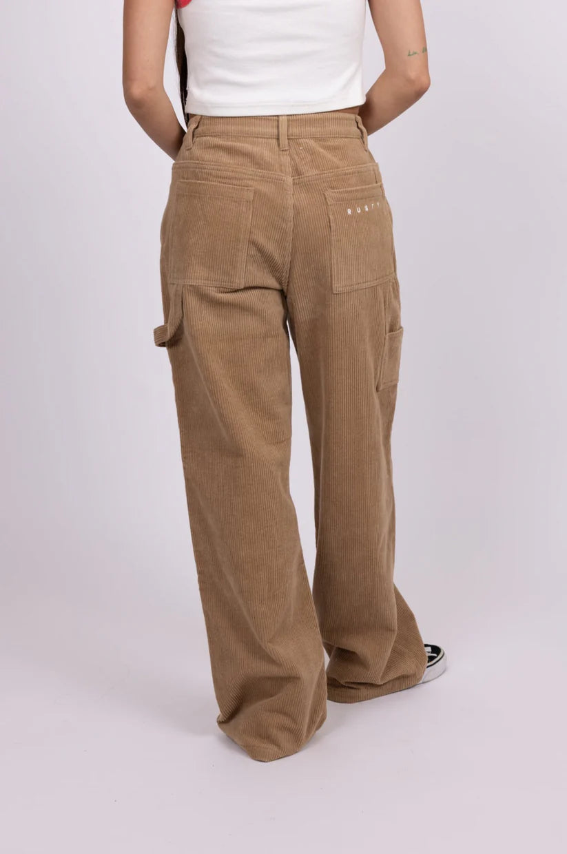 Rusty - Riley Mid Rise Cord Pant | Camel