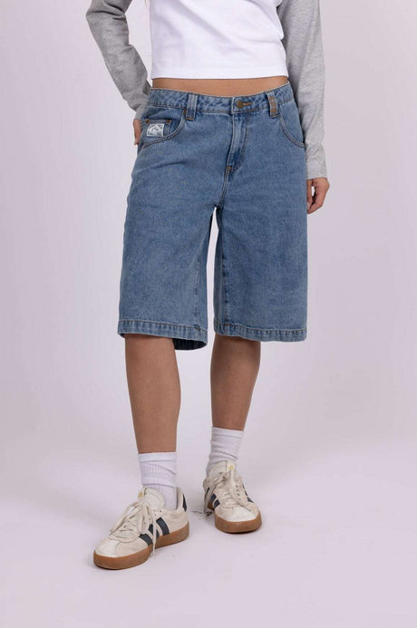 Rusty - Pacific Low Rise Denim Short | Sea Blue