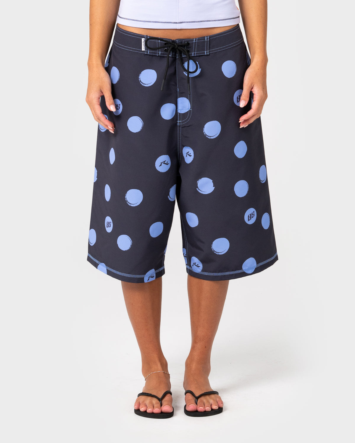 Rusty- Phelps Fixed Waist Boardshorts | Carbon