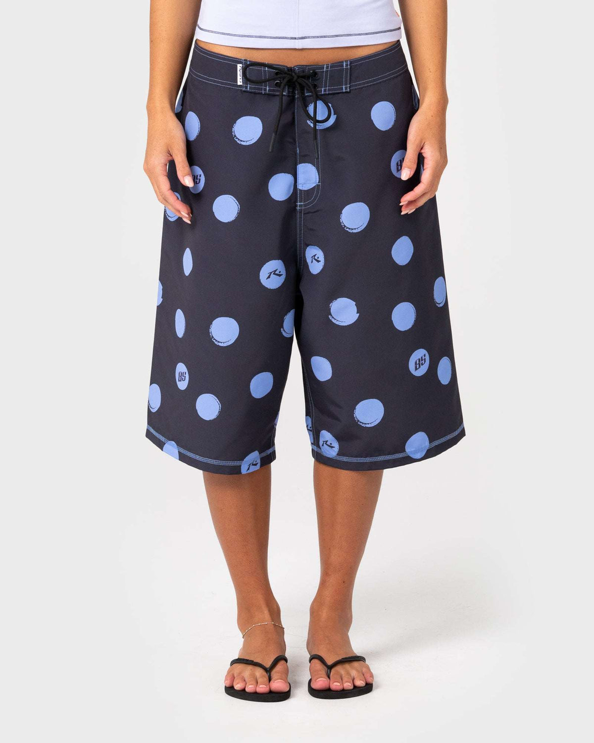 Rusty- Phelps Fixed Waist Boardshorts | Carbon