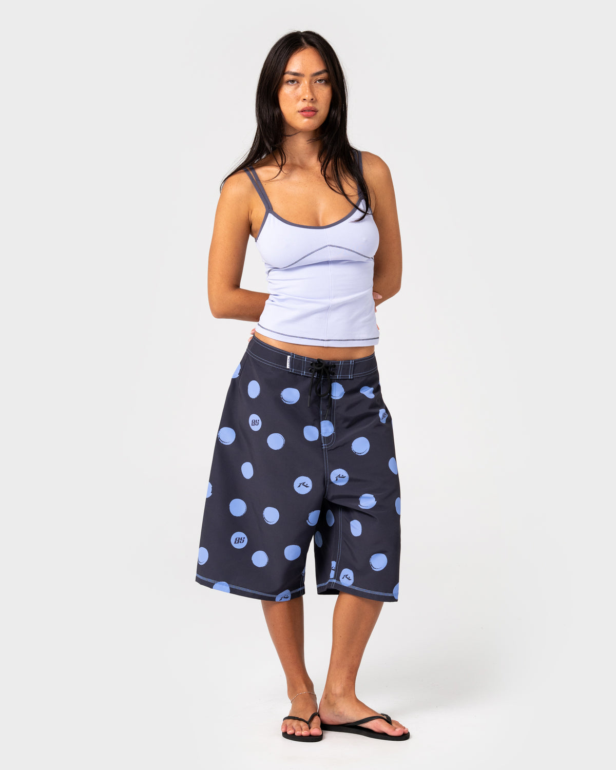 Rusty- Phelps Fixed Waist Boardshorts | Carbon