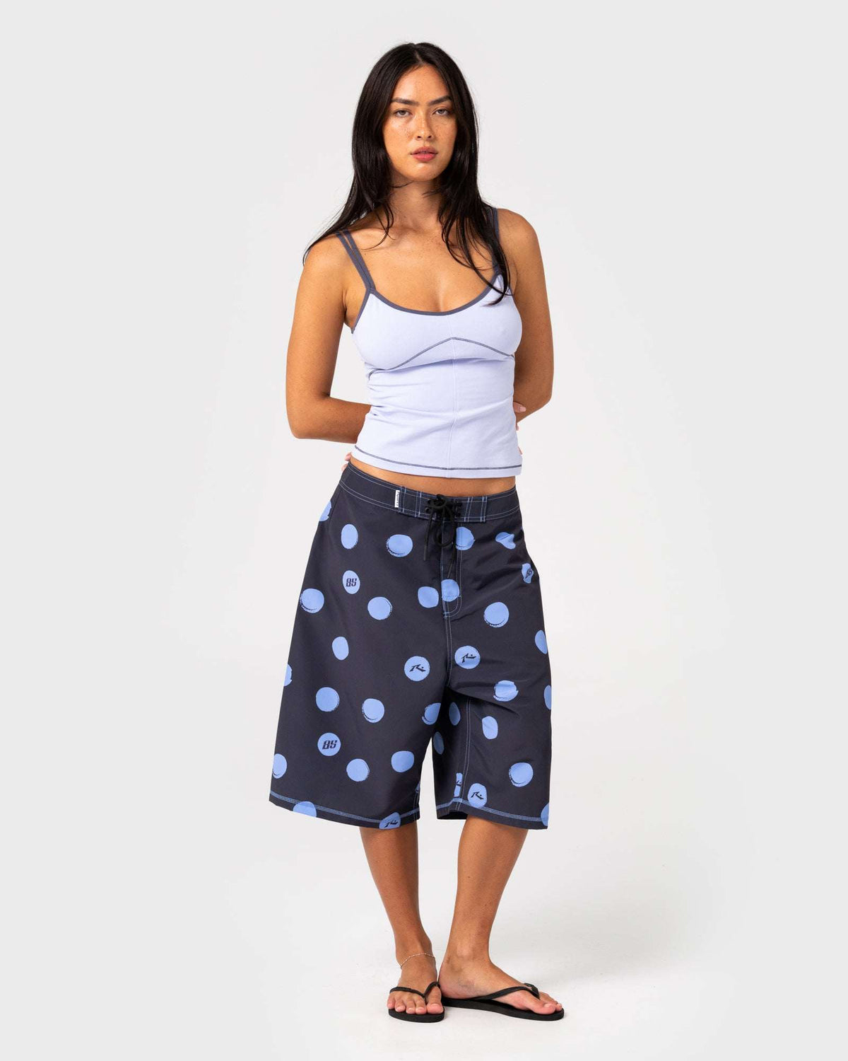 Rusty- Phelps Fixed Waist Boardshorts | Carbon