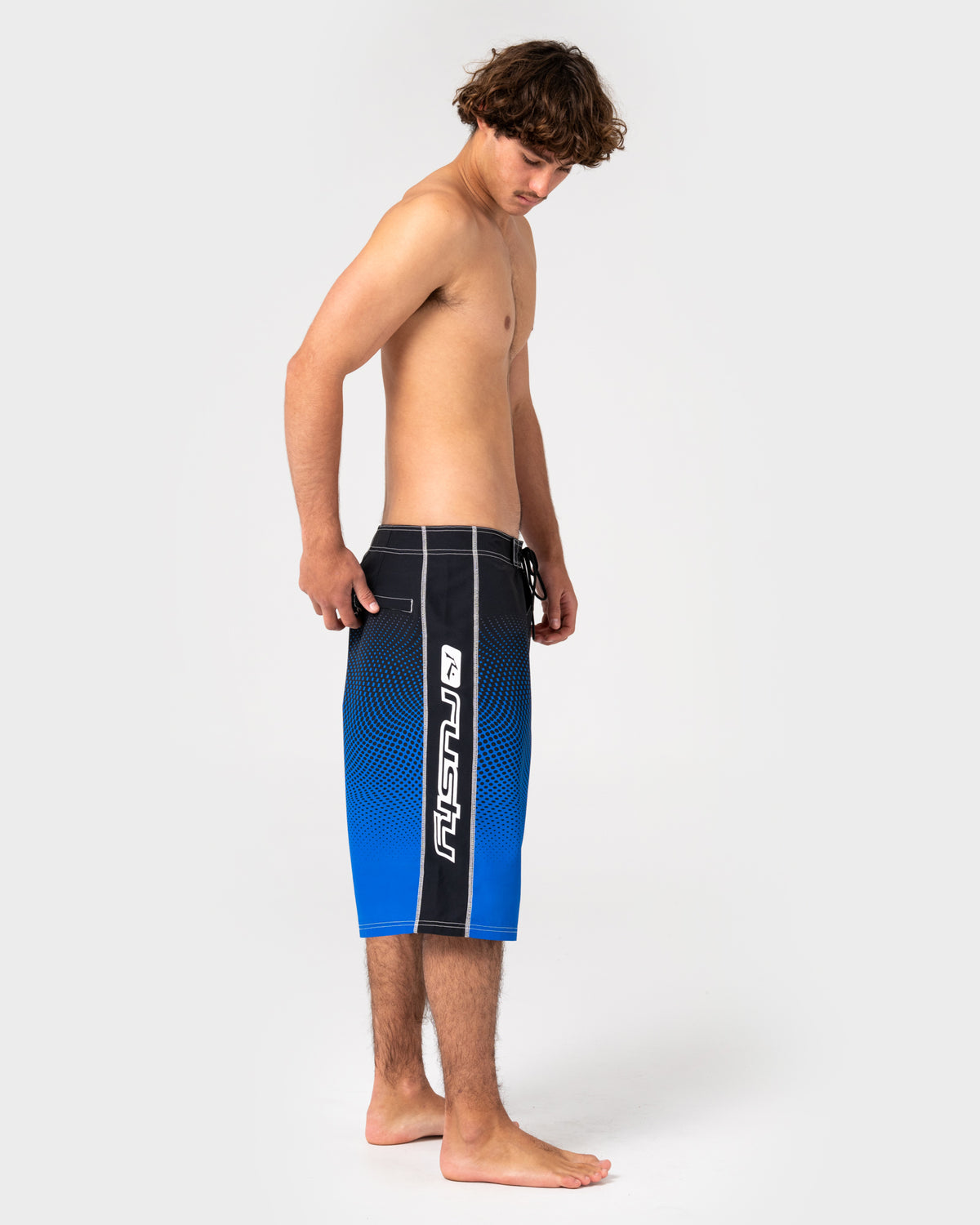 Rusty - Dutty Fixed Waist Boardshort | Royal Blue